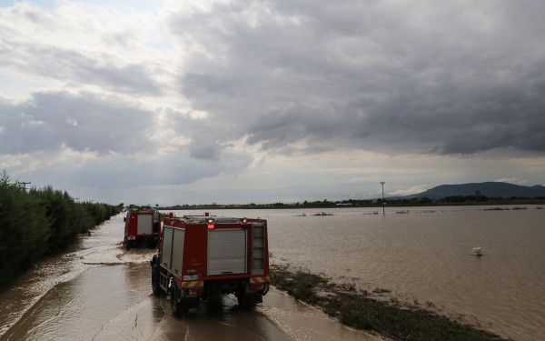 Πυροσβεστική: 1.820 κλήσεις στη Μαγνησία για απεγκλωβισμούς και αντλήσεις υδάτων από την Τετάρτη