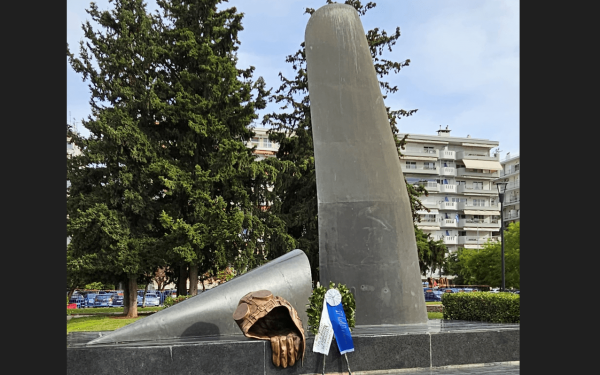 Aποκαταστάθηκε το Μνημείο Πεσόντων Αεροπόρων στη Θεσσαλονίκη (φωτ.)