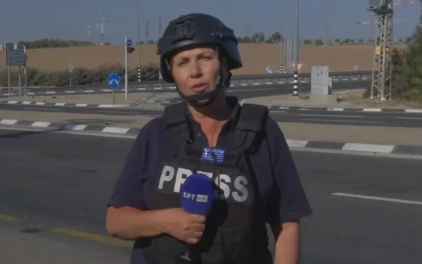 Πόλεμος στο Ισραήλ: Προειδοποιητική σφαίρα στο συνεργείο της ΕΡΤ από ισραηλινούς στρατιώτες (βίντεο)