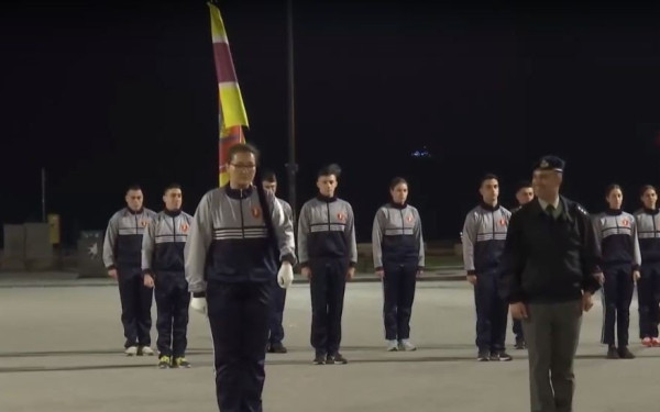 Θεσσαλονίκη: Πρόβα παρέλασης από τα παιδιά της Στρατιωτικής Σχολής Αξιωματικών στην Πλ. Αριστοτέλους (βίντεο)