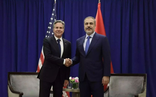 Κρίσιμη συνάντηση Μπλίνκεν - Φιντάν σήμερα στην Άγκυρα - Κυρίαρχο θέμα οι εξελίξεις στη Γάζα