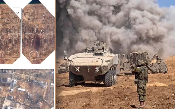 Η εισβολή του Ισραήλ στη Γάζα από δορυφόρο - Δείτε εικόνες 