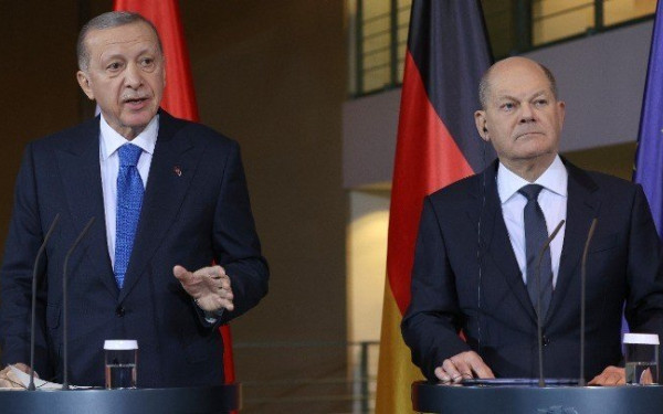 Σολτς - Ερντογάν: Σταθεροί στις θέσεις τους, «τους χωρίζουν πολλά» στο Μεσανατολικό