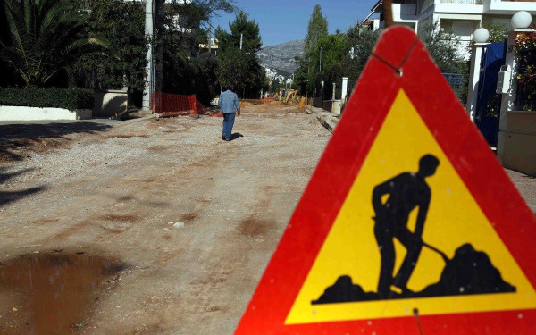 Εργασίες ασφαλτόστρωσης στην 4η επαρχιακή οδό (Θεσσαλονίκης - Μελισσοχωρίου)