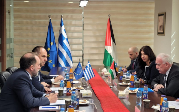 Ολοκληρώθηκαν οι συναντήσεις του Γ. Γεραπετρίτη στη Ραμάλα