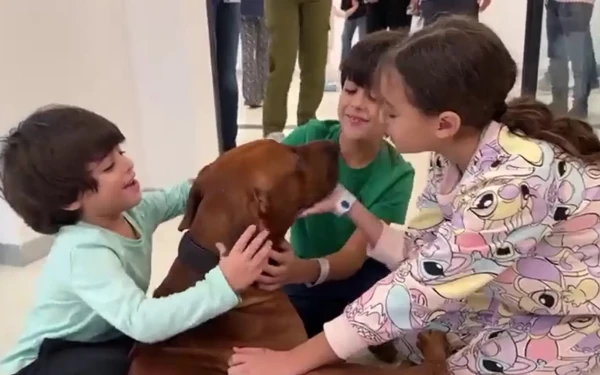 Συγκινητικό βίντεο: Παιδιά απελευθερώθηκαν από τη Χαμάς και συνάντησαν ξανά το σκύλο τους