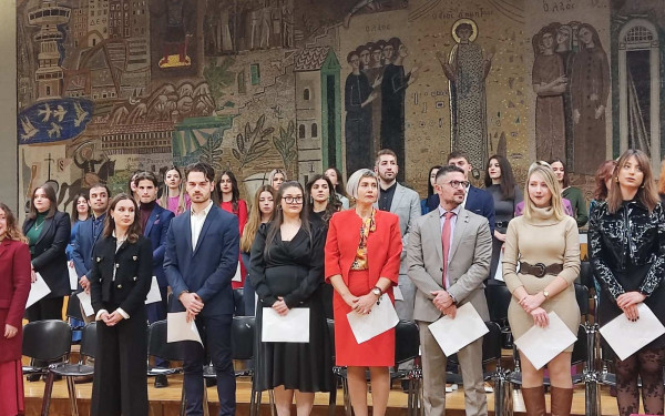 ΑΠΘ: Απονεμήθηκαν και φέτος το βραβείο και η υποτροφία στη μνήμη του Γιάννη Λογοθέτη (βίντεο, φωτ.)