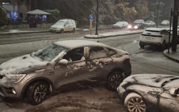 Δυτική Μακεδονία: Πυκνή χιονόπτωση σε Κοζάνη, Πτολεμαΐδα και Φλώρινα - Σε εγρήγορση ο κρατικός μηχανισμός