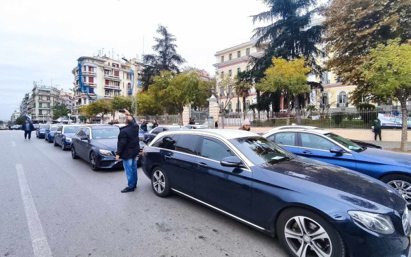 Ξανά στο ΥΜΑΘ οι οδηγοί ταξί για το νέο φορολογικό νομοσχέδιο (βίντεο, φωτ.)