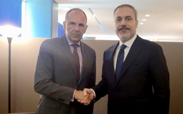 Συνάντηση Γιώργου Γεραπετρίτη - Χακάν Φιντάν
