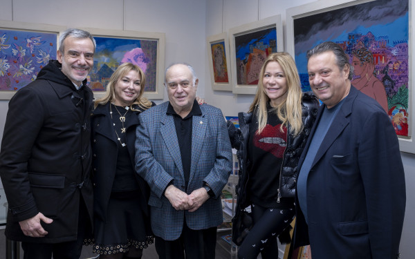 Θεσσαλονίκη: Με μεγάλη επιτυχία πραγματοποιήθηκαν τα εγκαίνια  της ατομικής έκθεσης του Γιώργου Σταθόπουλου (φωτ.)