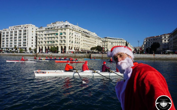 Αγιοβασίληδες βγαίνουν σήμερα με Sup στον Θερμαϊκό