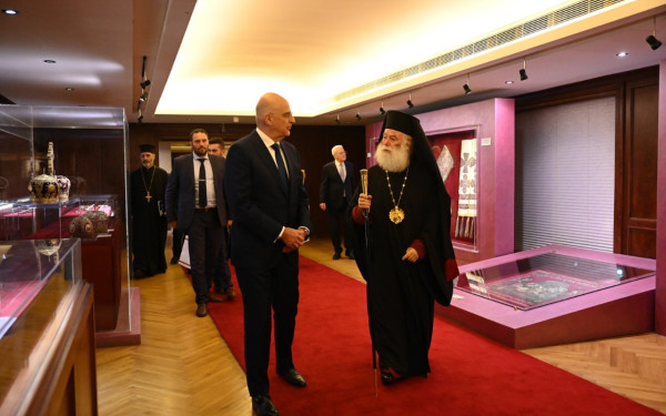 Επίσκεψη Ν. Δένδια στο Πατριαρχείο Αλεξανδρείας