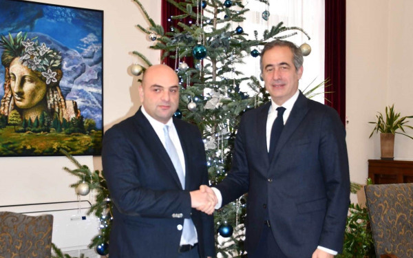 Θεσσαλονίκη: Με το γενικό πρόξενο της Γεωργίας συναντήθηκε ο ΥΜΑΘ Στάθης Κωνσταντινίδης 