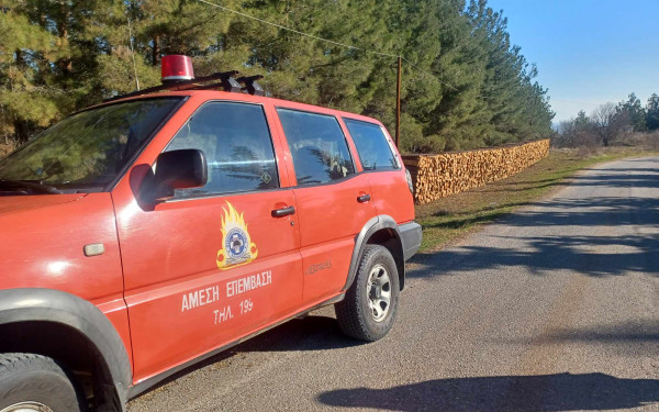 Χαλκιδική: Παρανάλωμα του πυρός απορριμματοφόρο εν κινήσει στη Σιθωνία