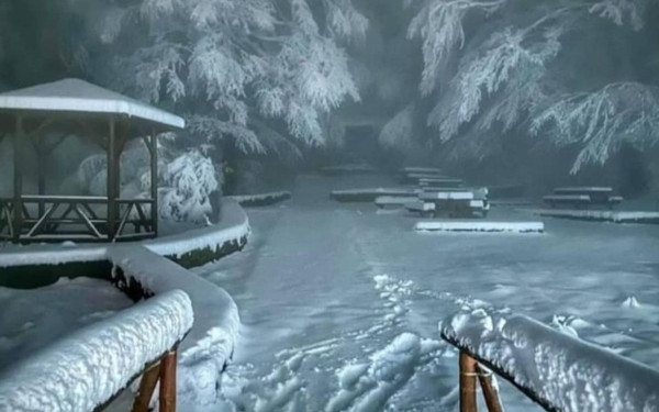 Λευκό τοπίο η βόρεια Ελλάδα και η Θεσσαλονίκη (βίντεο & φωτ.)