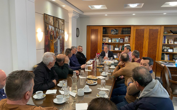 Συσκέψεις του Περιφερειάρχη Γιώργου Αμανατίδη στην Καστοριά - Στο επίκεντρο τα δεδουλευμένα των ιδιοκτητών φορτηγών