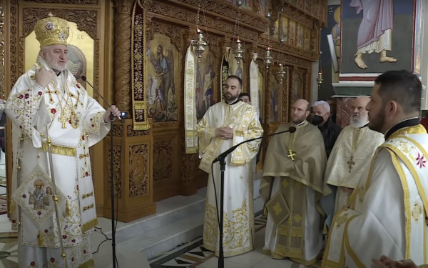 Θεσσαλονίκη: Ο Αρχιεπίσκοπος Αμερικής Ελπιδοφόρος λειτούργησε στην εκκλησία όπου κοινώνησε για πρώτη φορά