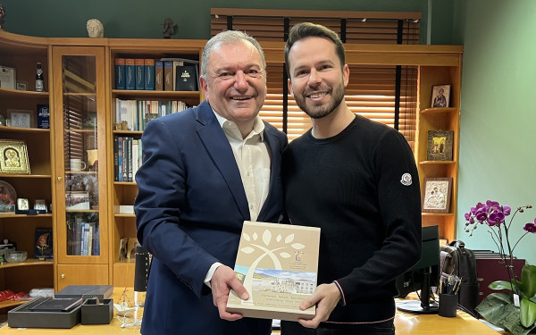 Συνάντηση του Δημήτρη Ασλανίδη με τον Ιγνάτιο Καϊτεζίδη