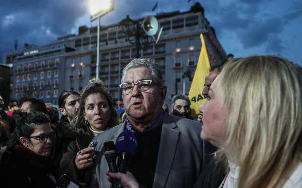 Σύνταγμα - Δ. Κουτσούμπας: Ο αγώνας των αγροτών είναι δίκαιος, όλη η Ελλάδα είναι στο πλευρό τους