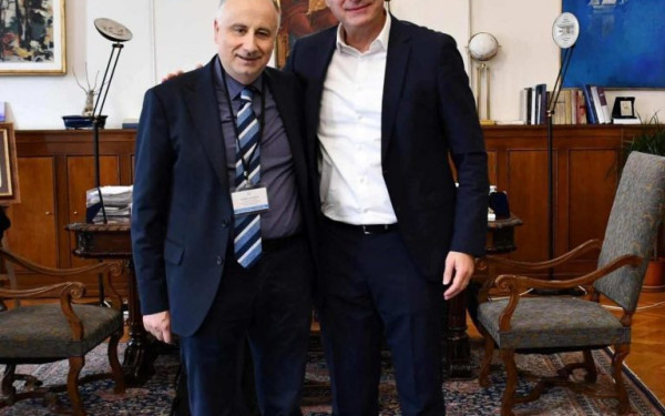Θεσσαλονίκη: Συνάντηση του ΥΜΑΘ Στάθη Κωνσταντινίδη με τον πρόεδρο του Πράσινου Ταμείου