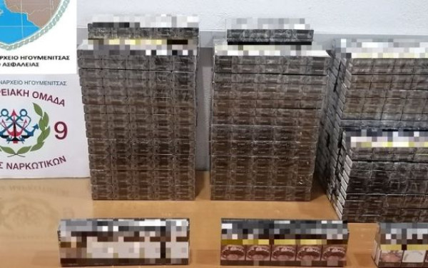 Ηγουμενίτσα: Φορτηγό έκρυβε λαθραία τσιγάρα και παράτυπους μετανάστες