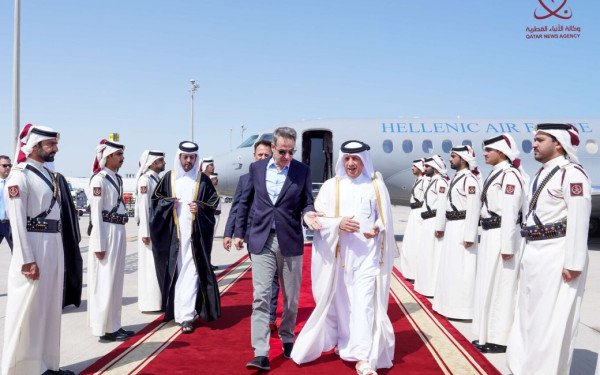 Έφτασε στο Κατάρ ο Κυριάκος Μητσοτάκης