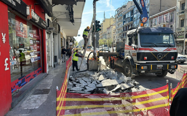 Mετρό Θεσσαλονίκης: Ανοίγει και για τους πεζούς, η Εγνατία, στο ύψος της Βενιζέλου