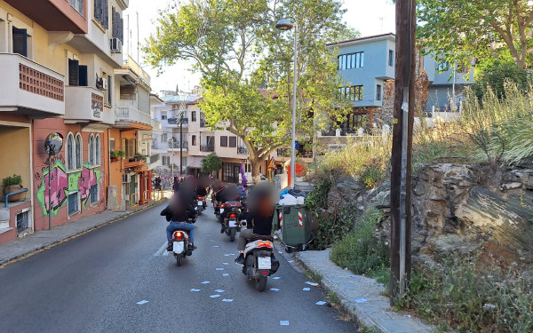 Mοτοπορεία στη δυτική Θεσσαλονίκη και στην Άνω Πόλη (φωτ.)