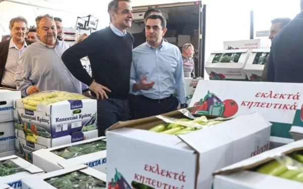 Επίσκεψη Κυρ. Μητσοτάκη στην Κεντρική Λαχαναγορά του Ρέντη: «Συνεχής ο αγώνας μας κατά της ακρίβειας με αυστηρούς ελέγχους»