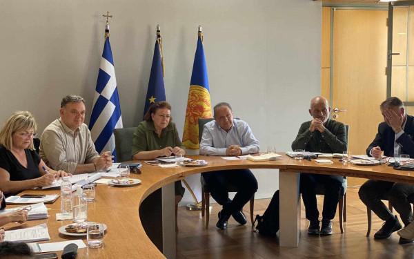 Στο δημαρχείο Θεσσαλονίκης η Λίνα Μενδώνη - Την υποδέχτηκε ο Στέλιος Αγγελούδης (φωτ.)