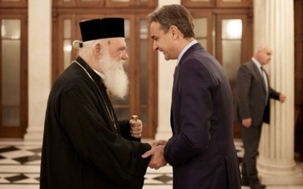Στο Δήλεσι με τον Αρχιεπίσκοπο Ιερώνυμο ο Κυρ. Μητσοτάκης - Θα επισκεφθούν δομές της αρχιεπισκοπής