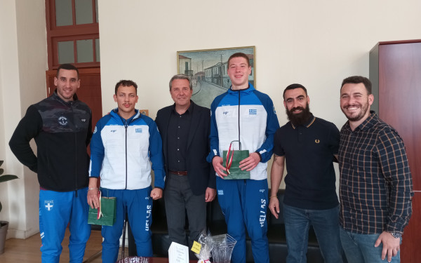 Χαλκιδική: Στον Δήμαρχο Πολυγύρου οι αθλητές Taekwondo, που συμμετείχαν στο Πανευρωπαϊκό Πρωτάθλημα