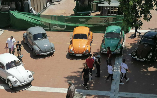 Γέμισε σκαραβαίους η πλατεία Ευόσμου - Δείτε φωτογραφίες