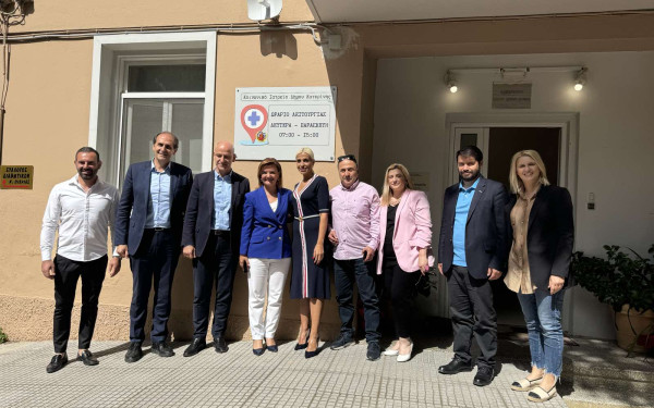 Στον Δήμαρχο Κατερίνης η Μαρία - Αλεξάνδρα Κεφάλα & κλιμάκιο της Νέας Δημοκρατίας