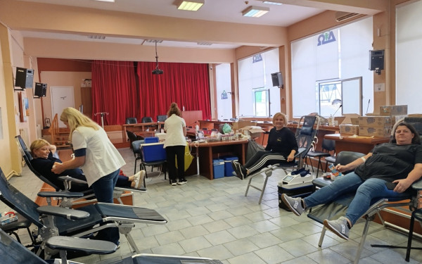 Ωραιόκαστρο: Εθελοντική αιμοδοσία και ενημέρωση-εγγραφή εθελοντών δοτών μυελού των οστών