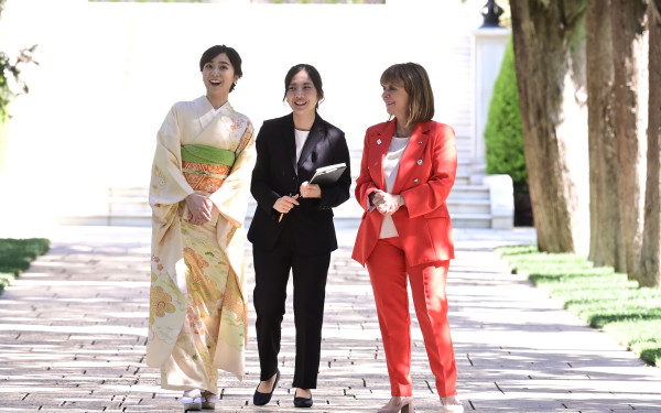 Συνάντηση της Κ. Σακελλαροπούλου με την πριγκίπισσα Κάκο της Ιαπωνίας