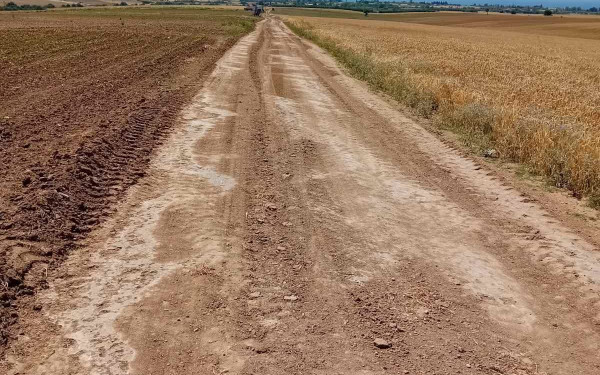 Θεσσαλονίκη: Διαμορφώθηκαν οι κυριότεροι αγροτικοί δρόμοι σε Επανομή και Μεσημέρι (φωτ.)