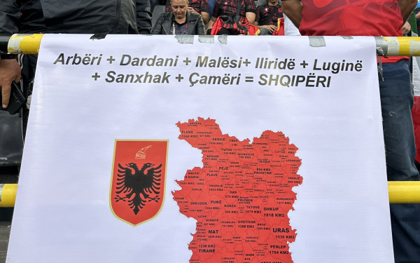 EURO 2024: Προκαλούν οι Αλβανοί με τον χάρτη της «μεγάλης Αλβανίας» (βίντεο)