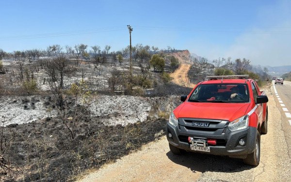 Ροδόπη: Νέα φωτιά στην Ξυλαγανή - Κοντά σε στρατόπεδο (βίντεο)