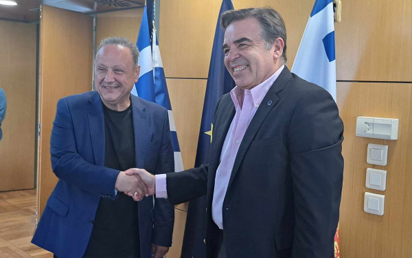 Θεσσαλονίκη: Η εξωστρέφεια της πόλης προς την ΕΕ στο επίκεντρο της συνάντησης Σχοινά - Αγγελούδη