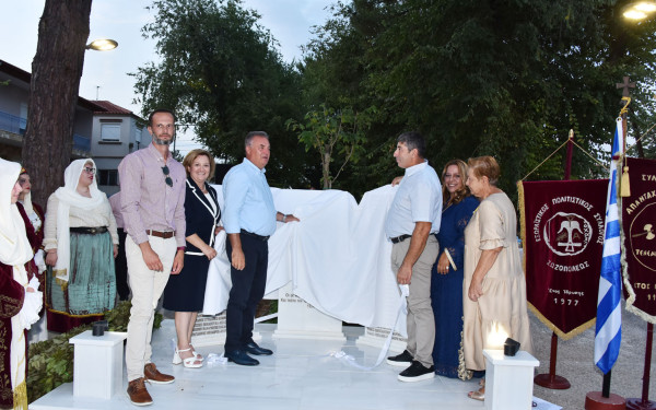 Χαλκιδική: Αποκαλυπτήρια μνημείου στη Ν.Τένεδο