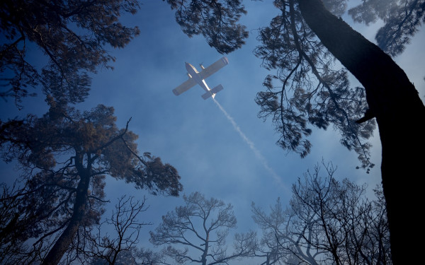 Πυρκαγιά σε αγροτοδασική έκταση στα Πετράλωνα Μεσσηνίας