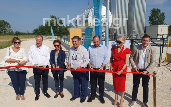 Το φυσικό αέριο έφτασε στην Πέλλα - Εγκαινιάστηκε ο Σταθμός Αεριοποίησης LNG (βίντεο, φωτ.)