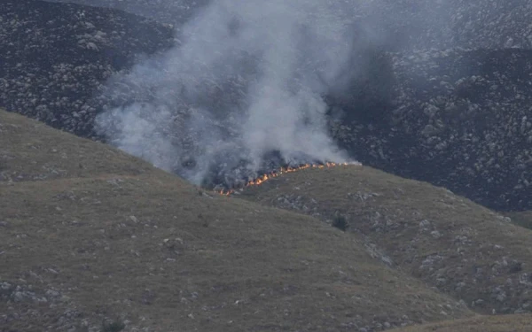 Δράμα: Για 7η μέρα μαίνεται η φωτιά στο Φαλακρό - Καλύτερη η εικόνα σήμερα