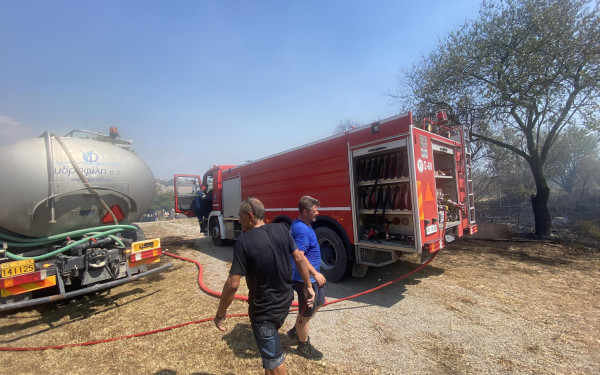 Θεσσαλονίκη: Φωτιά στον Λαγκαδά τέθηκε άμεσα υπό έλεγχο
