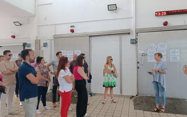 Eπίσκεψη φοιτητών του Μεταπτυχιακού του ΠΑΔΑ στην Ιχθυόσκαλα Μηχανιώνας