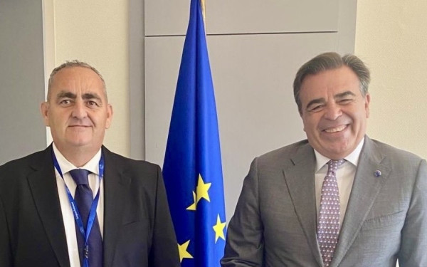 Με Μαργαρίτη Σχοινά, ξεκίνησε τις συναντήσεις του στο Ευρωπαϊκό Κοινοβούλιο ο Φρέντι Μπελέρης