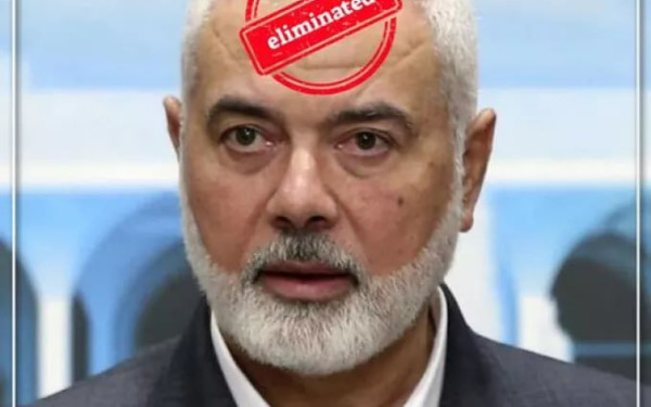 Ικανοποίηση στο Ισραήλ μετά τη δολοφονία Χανίγια στο Ιράν