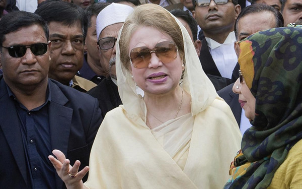 Απελευθερώνεται η ηγέτιδα της αντιπολίτευσης στο Μπανγκλαντές, Χ. Ζία